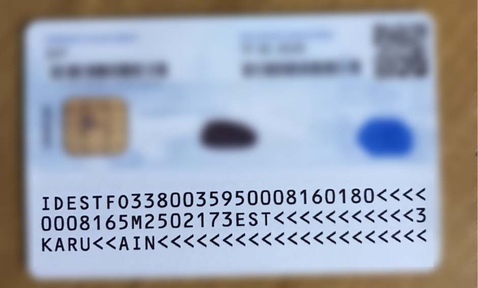 Estonia ID-Card Examples