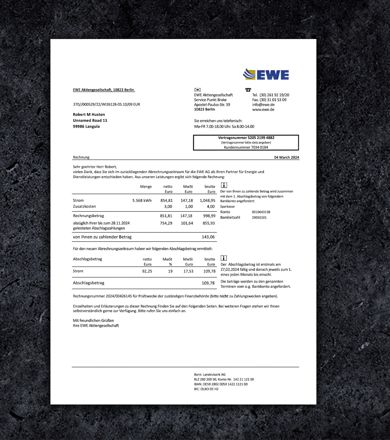 Ewe Germany DEU Bill PSD Template - 2024 - Миниаютра deu_bill_1.jpg