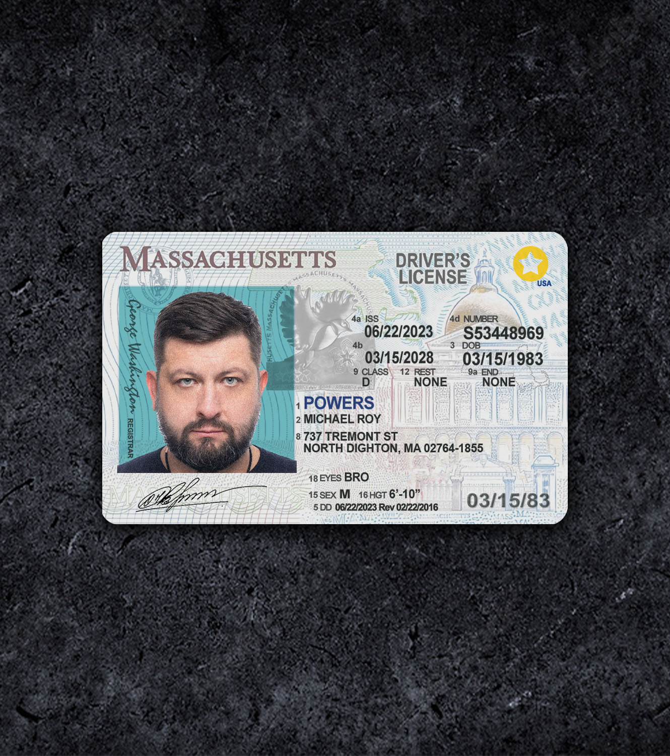 Massachusetts MA Driver License PSD Template - 2016 - Thumbnail ma_1.jpg